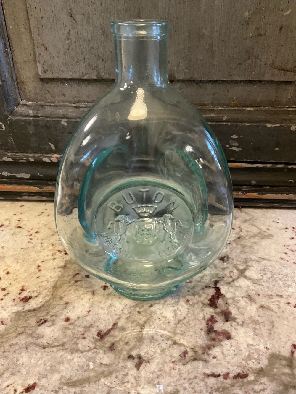 Vecchia Romagna brandy or liquor bottle from the mid-20th century